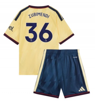 Arsenal Martin Zubimendi #36 Tredjetrøje Børn 2026-27 Kortærmet (+ Korte bukser)